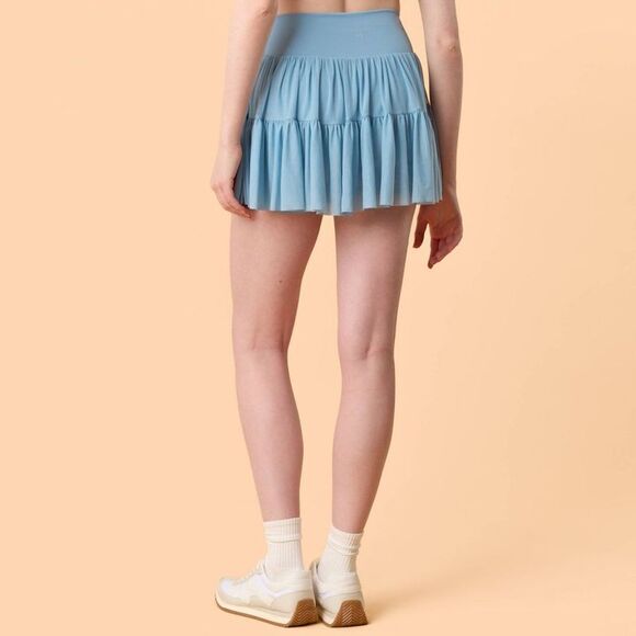 Blogilates -  Women's Ballerina Skort - Light Blue S Light Blue - Picture 2 of 5